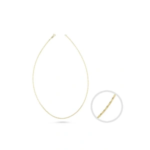 Altın Zincir Kolye - 14k - 1.74gr
