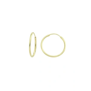 Altın Halka Küpe - 14k - 1.12gr