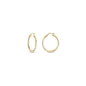 Altın Halka Küpe - 14k - 3.12gr