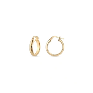 Altın Halka Küpe - 14k - 2.65gr