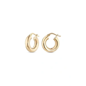 Altın Halka Küpe - 14k - 3.47gr