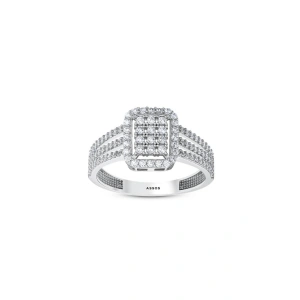 Taşlı Altın Yüzük - 14k - 2.64gr