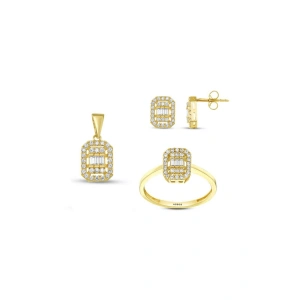 Altın Üçlü Baget Set - 14K