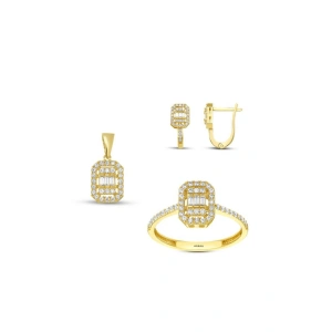 Altın Üçlü Baget Set - 14K
