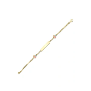 Çiçek Figürlü Altın Çocuk Bileklik - 14k - 2.93gr