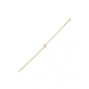 Çiçek Figürlü Altın Çocuk Bileklik - 14k - 1.62gr