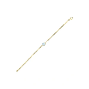 Çiçek Figürlü Altın Çocuk Bileklik - 14k - 1.62gr