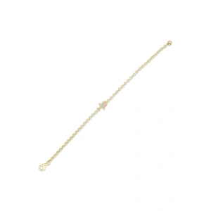 Yıldız Figürlü Altın Çocuk Bileklik - 14k - 1.55gr