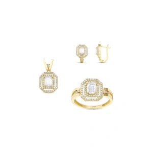 Altın Üçlü Baget Set - 14K