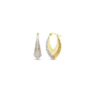 Tasarım Altın Küpe - 14k - 3.11gr