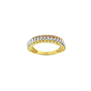 Dorika Toplu Altın Yüzük - 14k - 3.04gr