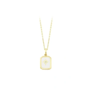 Kutup Yıldızı Mineli Altın Kolye - 14k - 1.88gr
