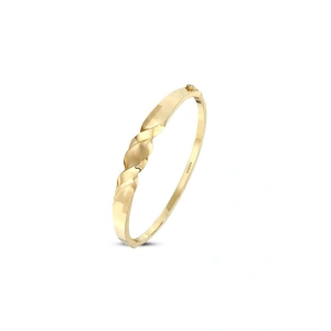 Tasarım Altın Kelepçe Bilezik - 14K - 7.57gr