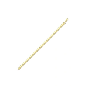 Asimetrik Tasarım Altın Bileklik - 14k - 7.00gr
