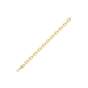 Kare Tasarım Altın Zincir Bileklik - 14k - 8.95gr