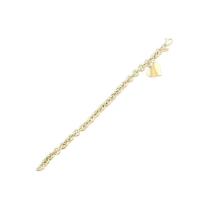 Kalpli Altın Zincir Bileklik - 14k - 9.73gr