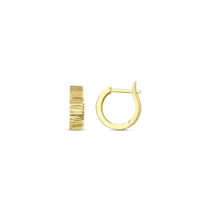 Altın Halka Küpe - 14k - 3.44gr