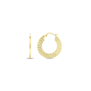 Tasarım Altın Küpe - 14k - 3.80gr