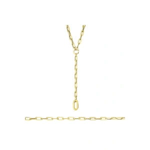 Zincir Formlu Altın Set - 14K