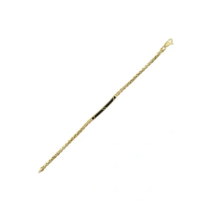 Tasarım Altın Erkek Bileklik - 14k - 10.16gr