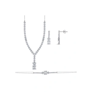 Taşlı Altın Nişan Düğün Set - 14k - 10.08gr