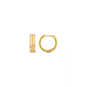 Altın Halka Küpe - 14k - 4.08gr