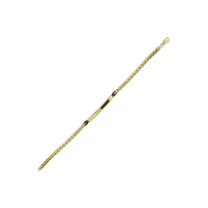 Tasarım Altın Erkek Bileklik - 14k - 11.53gr