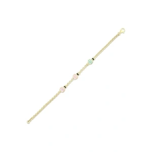 Uğur Böceği Altın Çocuk Bileklik - 14k - 3.10gr