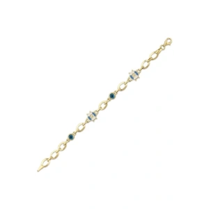 Nazarlıklı Altın Çocuk Bileklik - 14k - 3.62gr