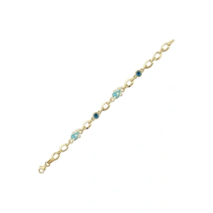 Nazarlıklı Altın Çocuk Bileklik - 14k - 3.60gr