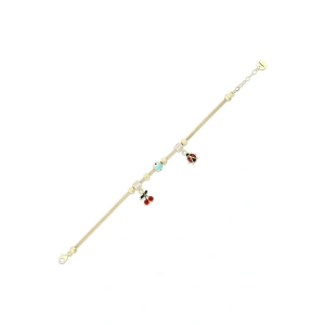 Nazarlıklı Altın Çocuk Bileklik - 14k - 4.61gr