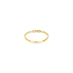 Taşlı Tasarım Altın Yüzük - 14k - 0.93gr