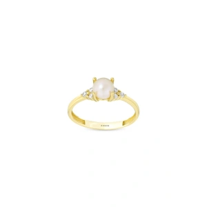 Opal Taşlı Altın Yüzük - 14K