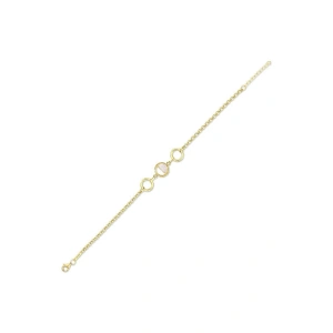 Assos Figura Taşlı Altın Bileklik - 14K