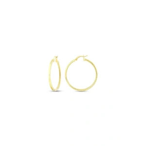 Altın Halka Küpe - 14K