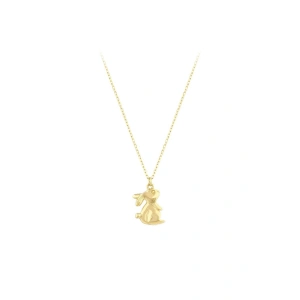 Altın Tavşan Kolye - 14K
