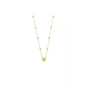 Altın Yonca Kolye - 14K