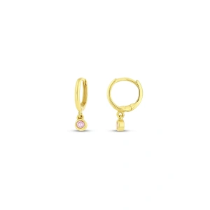 Sallantılı Altın Çocuk Küpe - 14K