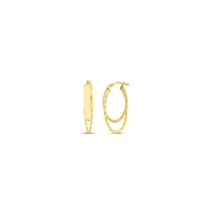 Altın Halka Küpe - 14K