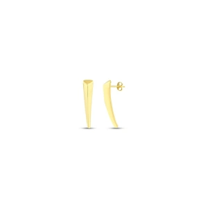 Altın Tasarım Küpe - 14K