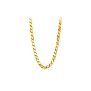 Altın Pullu Zincir Kolye - 14K