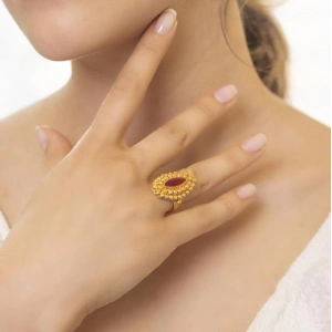 Yiğitbaşı Gold 22 Ayar Antep İşi Yüzük (3515)