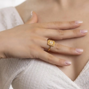 Yiğitbaşı Gold 22 Ayar Baget Yüzük 3086
