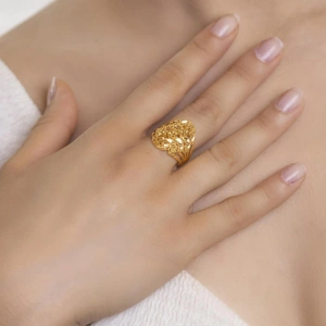 Yiğitbaşı Gold 22 Ayar Fancy Dorika Yüzük