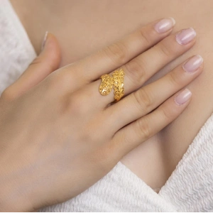 Yiğitbaşı Gold 22 Ayar Fancy Yüzük (3019)