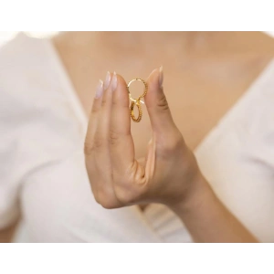 Yiğitbaşı Gold 22 Ayar Halka Küpe (3479)