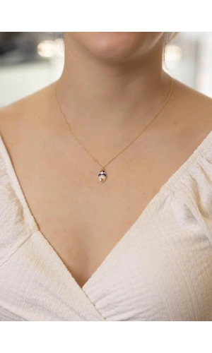 Yiğitbaşı Gold 14 Ayar Fancy Kolye (3587)