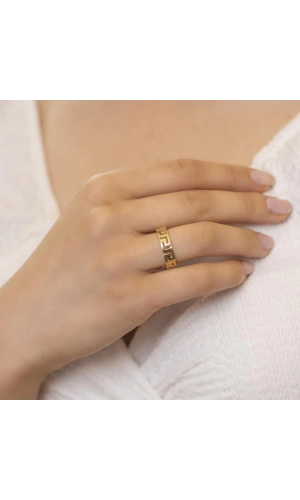 Yiğitbaşı Gold 14 Ayar Fancy Yüzük (3507)