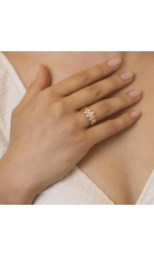 Yiğitbaşı Gold 14 Ayar Fancy Yüzük (3566)