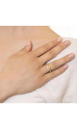 Yiğitbaşı Gold 14 Ayar Fancy Yüzük (3567)